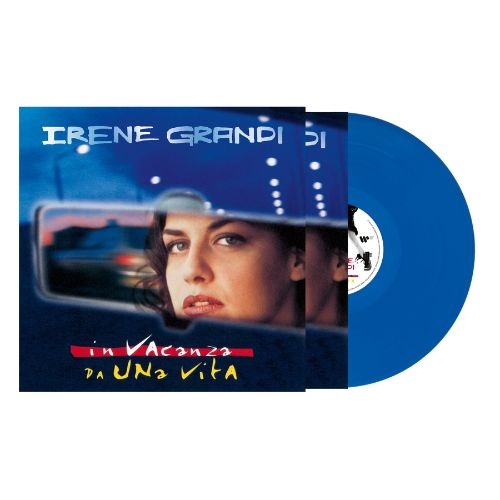 IRENE GRANDI - IN VACANZA DA UNA VITA (LP - 30TH ANN | BLU - AUTOGRAFATO | REM25 - 1995)