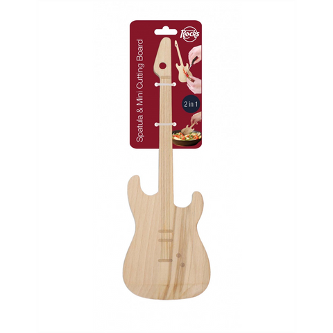 SPATOLA + TAGLIERE - CHITARRA - SPATOLA & MINI TAGLIERE - 2IN1 - CHITARRA - LEGNO
