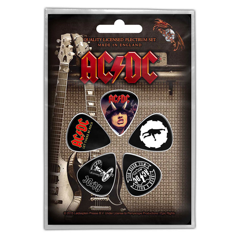 AC/DC - PLECTRUM SET - SET 5 PLETTRI
