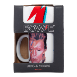 DAVID BOWIE - GREETINGS - ALLADIN SANE - SET TAZZA + CALZINI