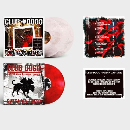 CLUB DOGO - PENNA CAPITALE (3LP - TRASPARENTE&ROSSO | REM25 - 2006)