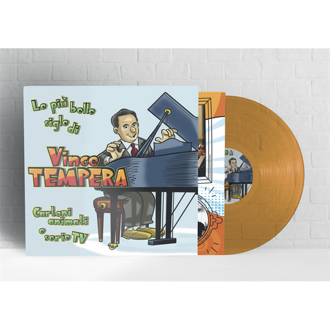 VINCE TEMPERA - LE PIU' BELLE SIGLE DI VINCE TEMPERA (LP - CLRD | COMPILATION - 2023)