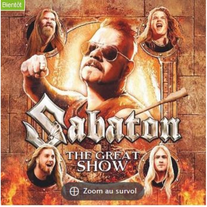 SABATON - THE GREAT SHOW (2021 - DVD+BLURAY)