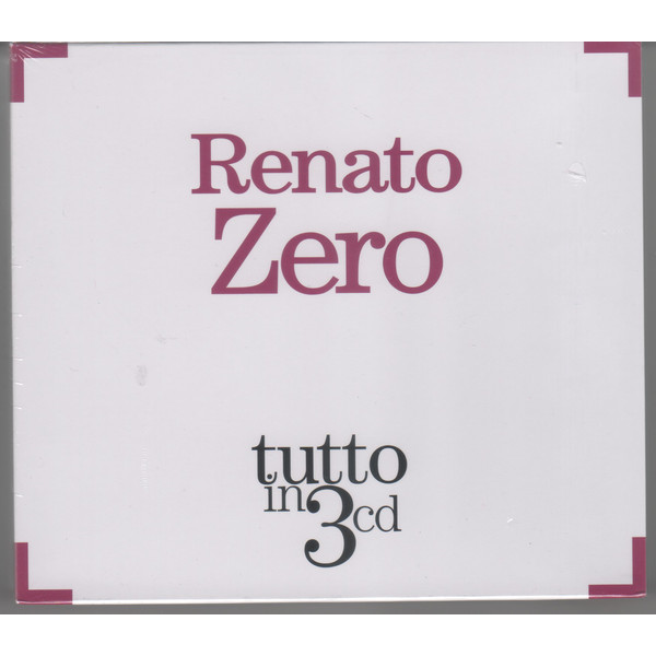 RENATO ZERO - TUTTO IN 3 CD (BOX)