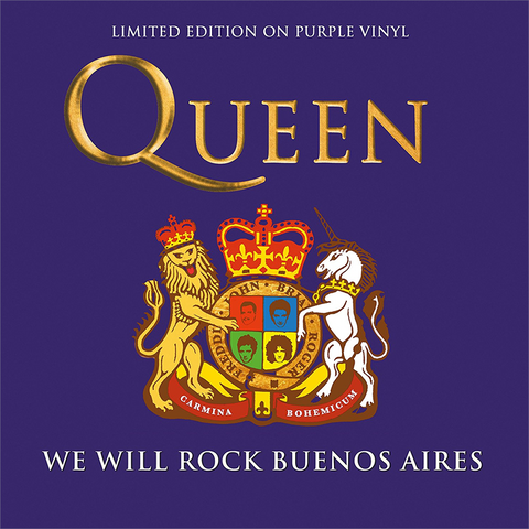 QUEEN - WE WILL ROCK BUENOS AIRES (LP - PURPLE VINYL)