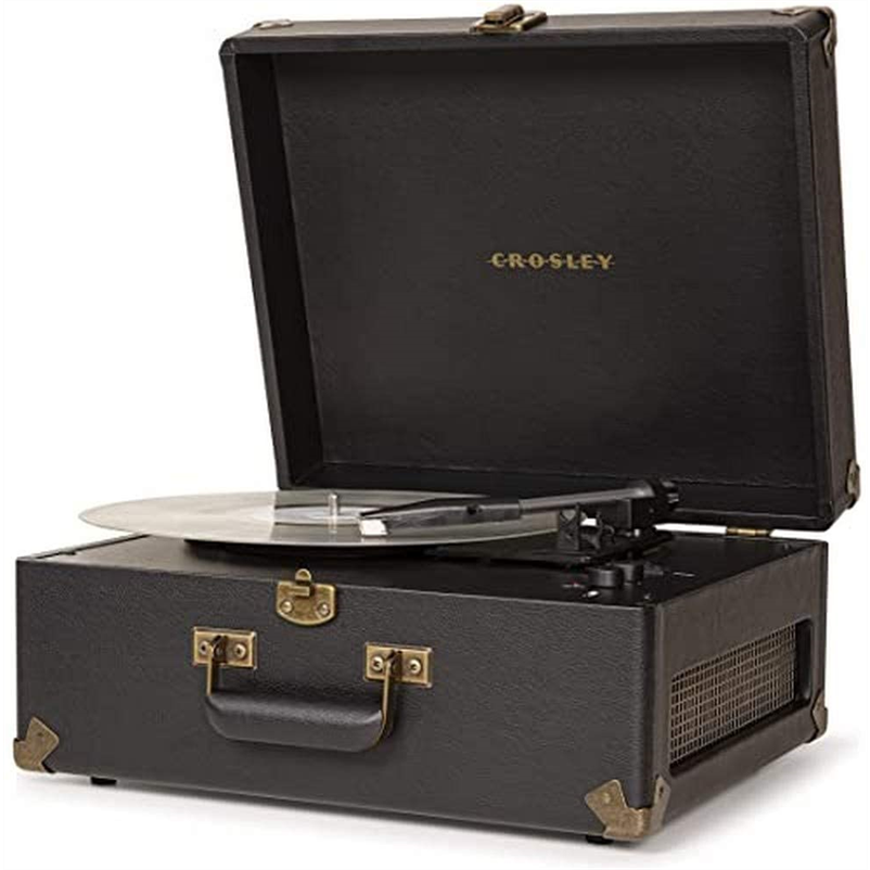 GIRADISCHI VALIGETTA - CROSLEY RETROSPECT - COLORE NERO | CASSE INTEGRATE | BLUETOOTH-IN | AUX-IN