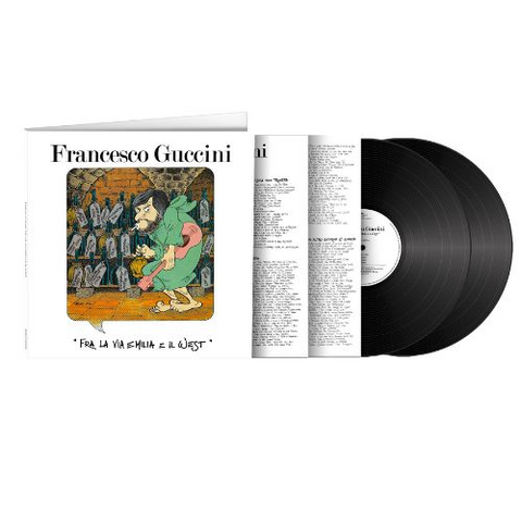 FRANCESCO GUCCINI - FRA LA VIA EMILIA E IL WEST (2LP - 40TH ANN | NUOVO ARTWORK | REM24 - 1984)