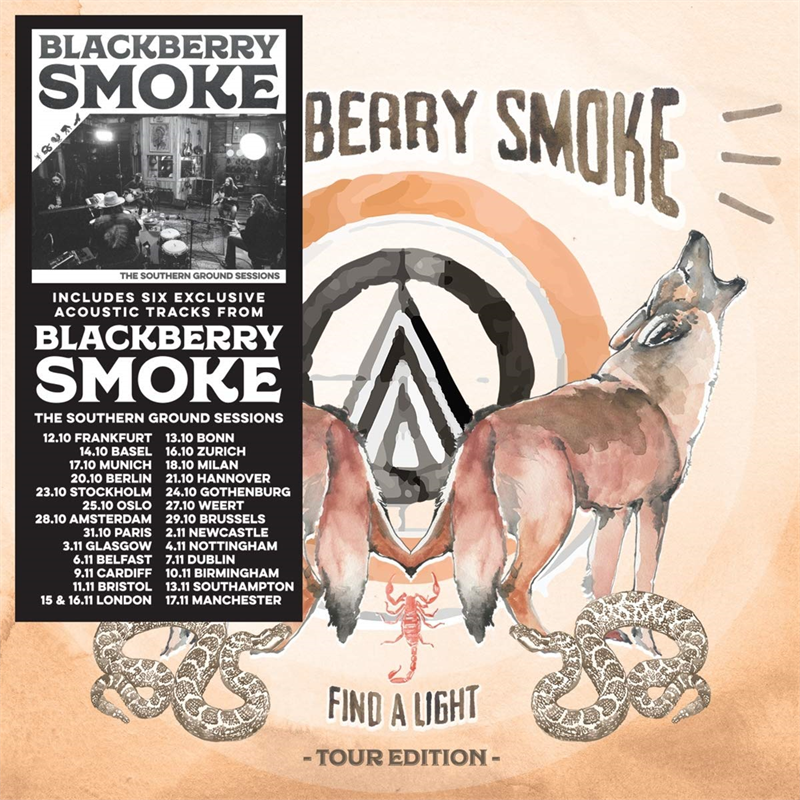 BLACKBERRY SMOKE - FIND A LIGHT (2018 - TOUR EDT)