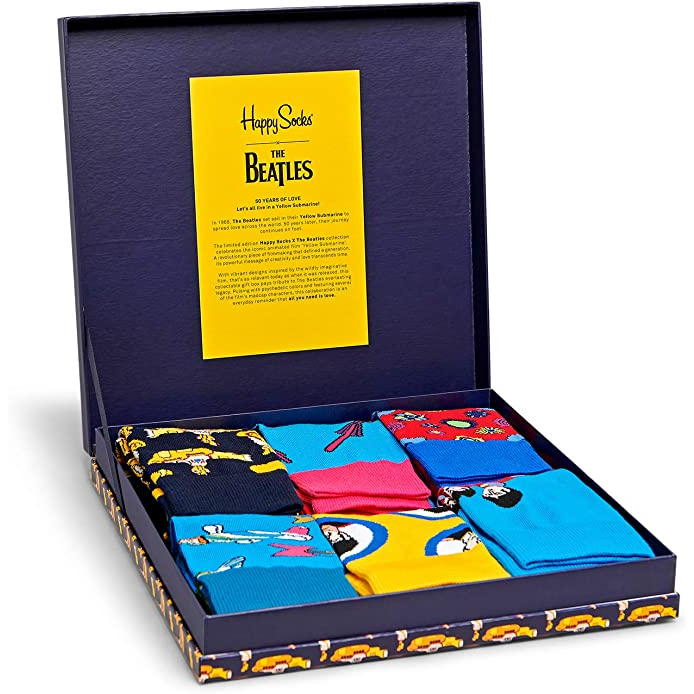 THE BEATLES - COLLECTOR BOX SET - YELLOW SBUMARINE (CALZINI 6PZ - 36/40)