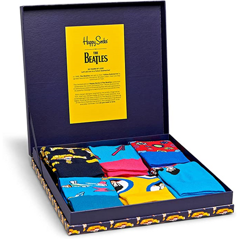 THE BEATLES - COLLECTOR BOX SET - YELLOW SBUMARINE (CALZINI 6PZ - 36/40)