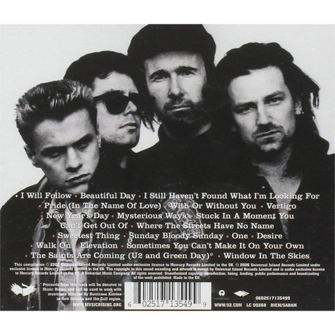 U2 - 18 SINGLES (2006 - BEST)