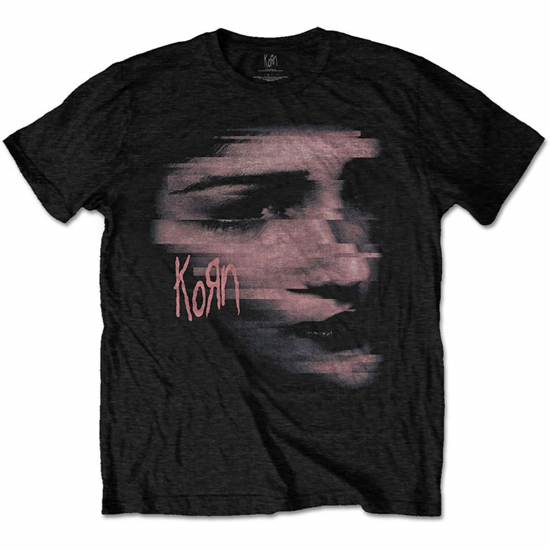 KORN - CHOPPED FACE - NERO - (L) - T-SHIRT