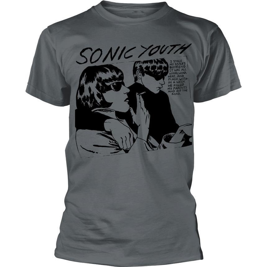 SONIC YOUTH - GOO ALBUM COVER – NERO – UNISEX – S