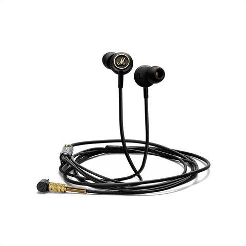 MARSHALL - CUFFIE - AURICOLARI MODE EQ - BLACK & BRASS