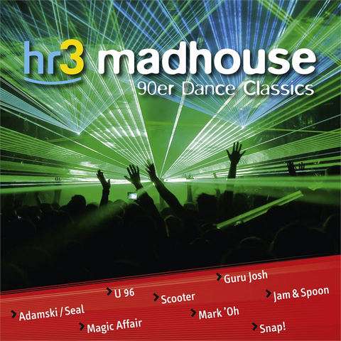 HR3 MADHOUSE - ARTISTI VARI - 90ER DANCE CLASSICS (2011 - 2CD)