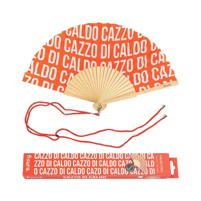 VENTAGLIO - CAZZO DI CALDO PATTERN - ROSSO