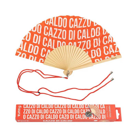 VENTAGLIO - CAZZO DI CALDO PATTERN - ROSSO
