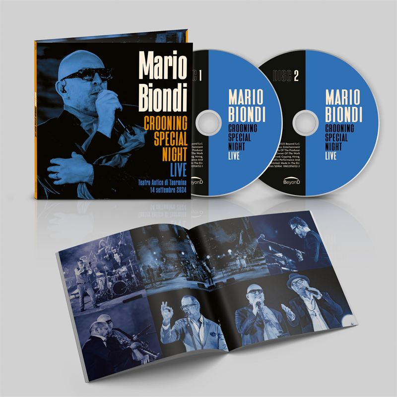 MARIO BIONDI - CROONING SPECIAL NIGHT LIVE: TEATRO ANTICO DI TAORMINA 2024 (2025 - 2CD)