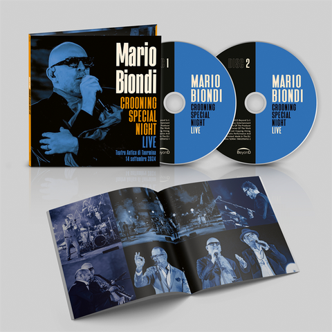 MARIO BIONDI - CROONING SPECIAL NIGHT LIVE: TEATRO ANTICO DI TAORMINA 2024 (2025 - 2CD)