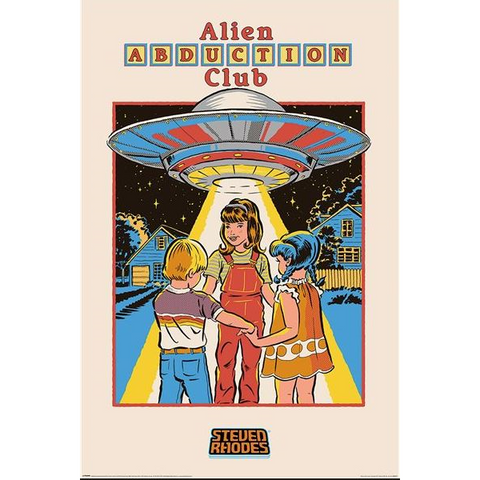STEVEN RHODES - ALIEN ABDUCTION CLUB - 884 - MAXI POSTER