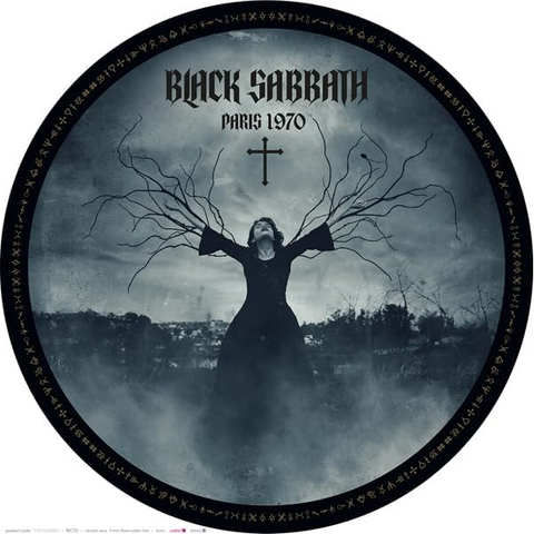 BLACK SABBATH - PARIS 1970 (LP – PICTURE DISC – 2023)