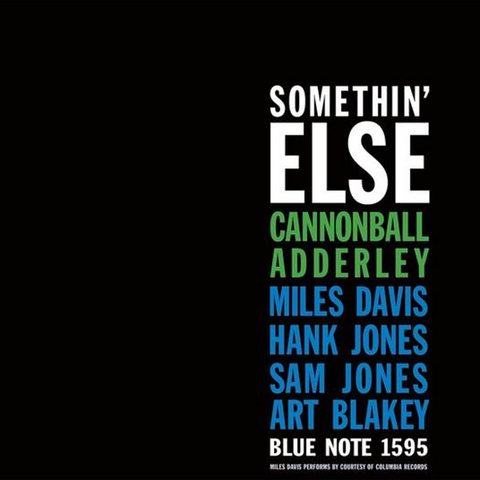 CANNONBALL ADDERLEY - SOMETHIN' ELSE (1958 - OBI STRIP - UHQ | REM24)