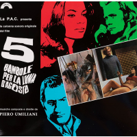 PIERO UMILIANI - SOUNDTRACK - 5 BAMBOLE PER LA LUNA D'AGOSTO (LP - CLEAR | REM21 - 1971)