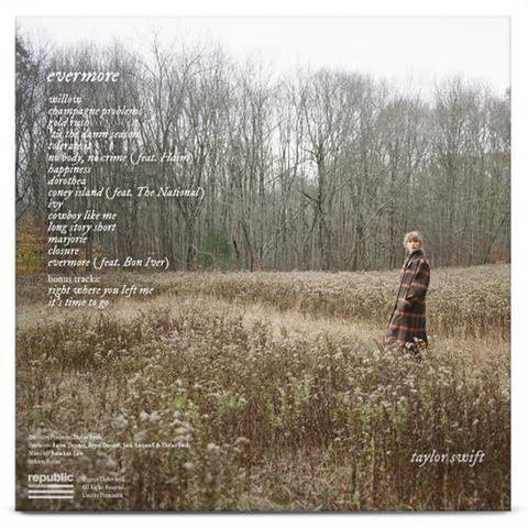 TAYLOR SWIFT - EVERMORE (2LP - GREEN | 2 BONUS TRACKS - 2021)