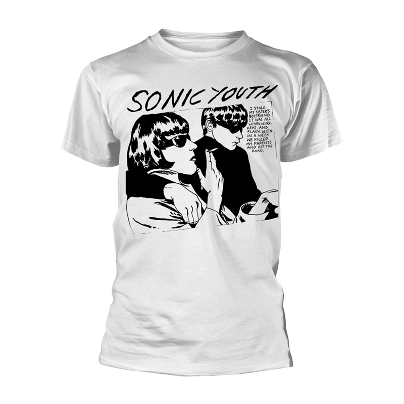 SONIC YOUTH - GOO ALBUM COVER - BIANCO - (M) - T-SHIRT