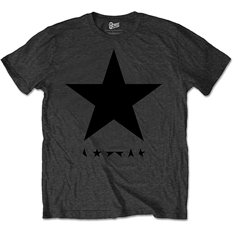 DAVID BOWIE - BLACKSTAR: ON GREY - UNISEX - (S) - T-SHIRT