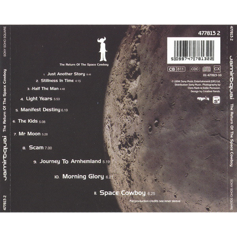 JAMIROQUAI - THE RETURN OF THE SPACE COWBOY (1994)