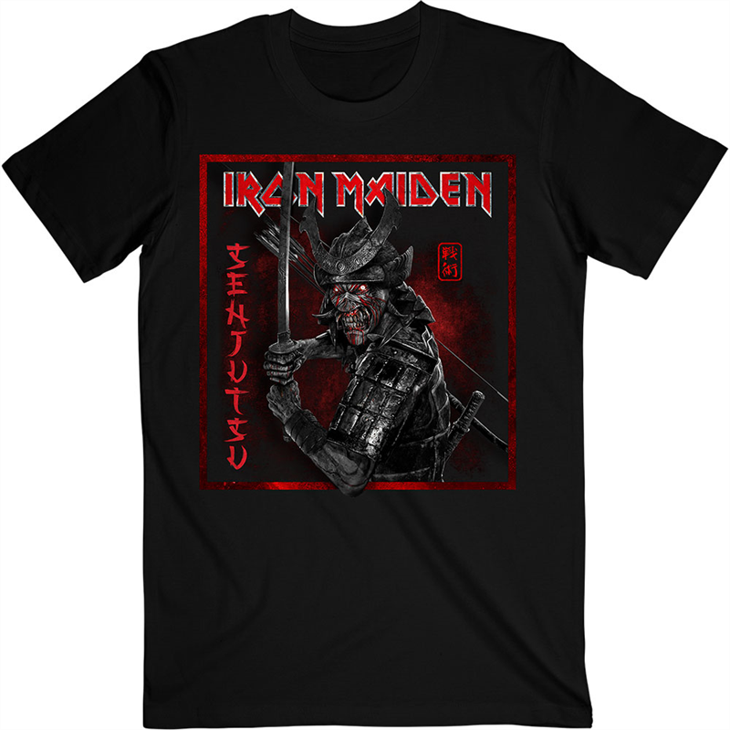 IRON MAIDEN - SENJUTSU - NERO - M - T-SHIRT