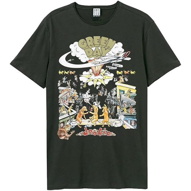 GREEN DAY - DOOKIE - GRIGIO - (M) - T-SHIRT - AMPLIFIED