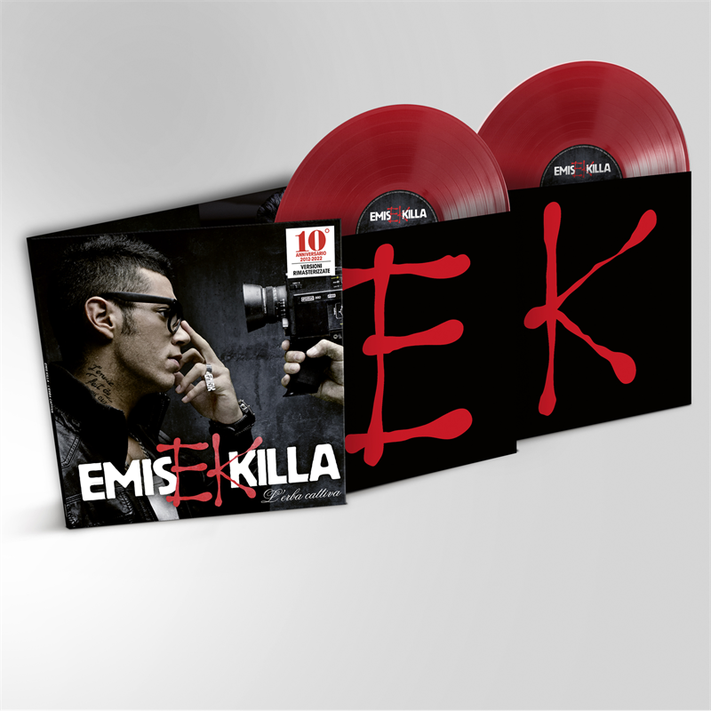 EMIS KILLA - L'ERBA CATTIVA: 10TH ANNIVERSARY (2LP - ROSSO | REM22 - 2012)