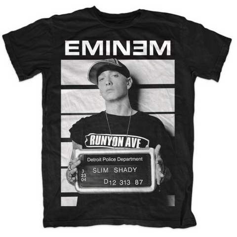 EMINEM - ARREST - Nero - (L) - T-Shirt