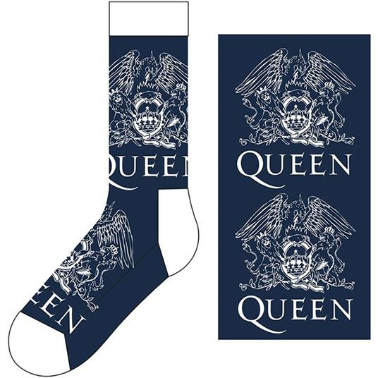 QUEEN - LOGO (STRISCIA BIANCA) - 40-45 - NERO