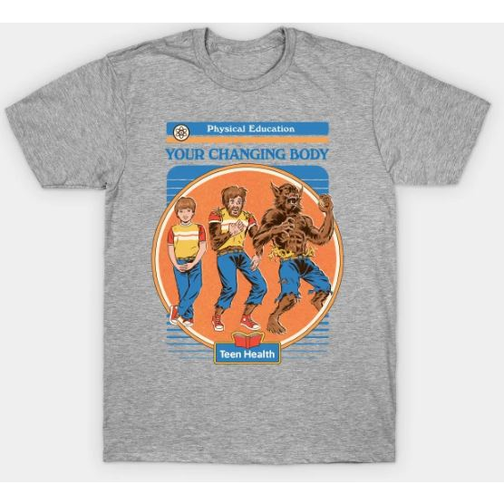 STEVEN RHODES - CHANGING BODY - GRIGIO - (XL) - T-SHIRT