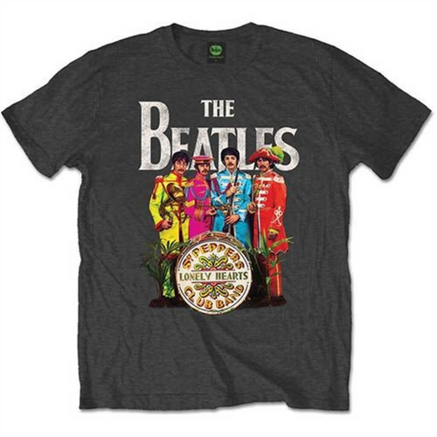 THE BEATLES - SGT. PEPPER - GRIGIO - M - T-SHIRT