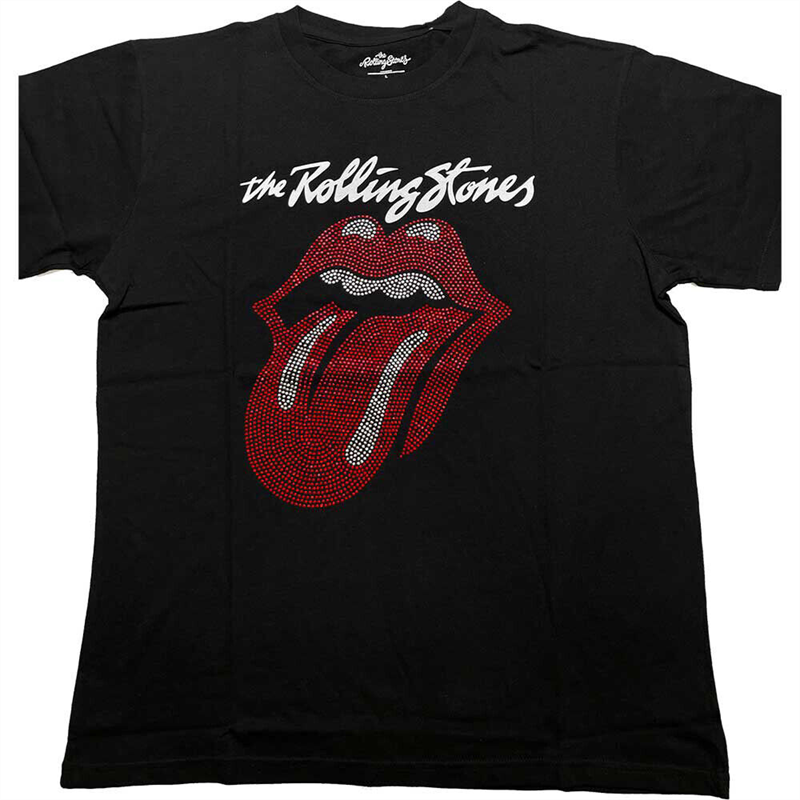 ROLLING STONES - LOGO & TONGUE: DIAMOND - NERO - M - T-SHIRT