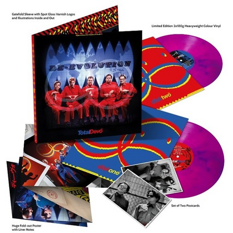 DEVO - TOTAL DEVO (2LP - 1988 - 30TH BLUE / PINK)