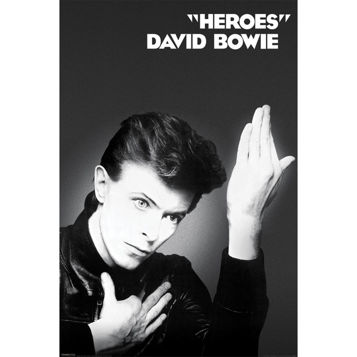 DAVID BOWIE - 268 - HEROES - POSTERM