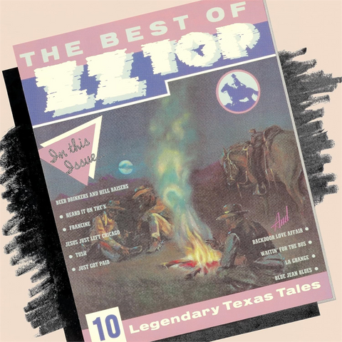 ZZ TOP - THE BEST OF ZZ TOP (LP - REM24 - 1977)