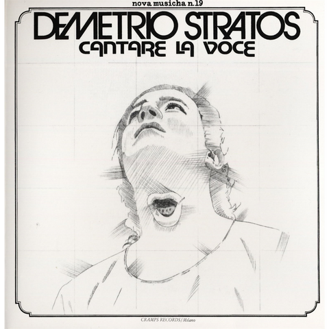 DEMETRIO STRATOS - CANTARE LA VOCE (LP - BIANCO | REM22 | NUM - 1978)