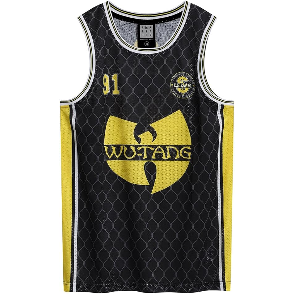 WU-TANG CLAN - C.R.E.A.M. - NERO - (XL) - CANOTTIERA - BASKETBALL JERSEY