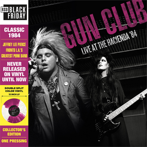 GUN CLUB - LIVE AT THE HACIENDA ‘84 (LP - SPLATTER - BLACKFRIDAY22)