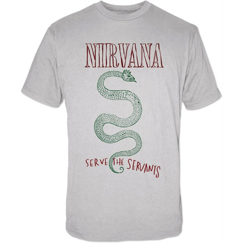 NIRVANA - SERVE THE SERVANTS - BIANCO - (M) - T-SHIRT
