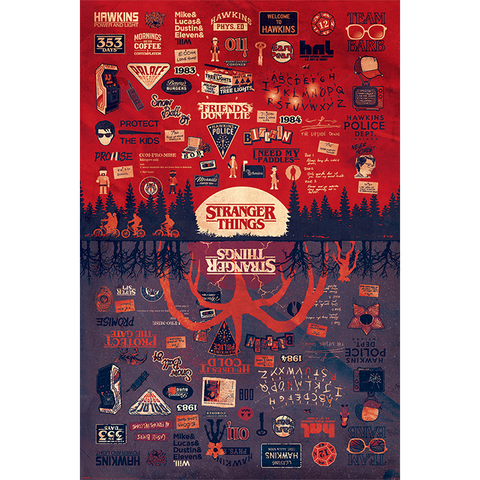 STRANGER THINGS - THE UPSIDE DOWN - 620 - POSTER