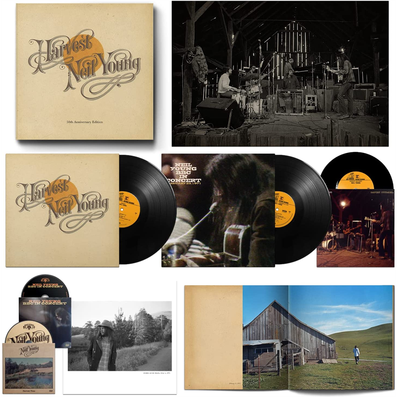 NEIL YOUNG - HARVEST (2LP+7’’+2DVD - 50TH ANN | REM22 - 1972)