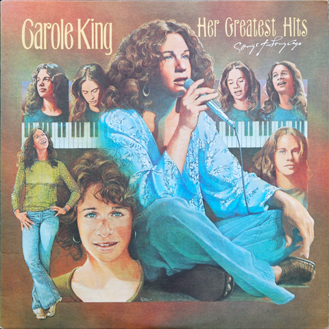 CAROLE KING - HER GREATEST HITS - SONGS OF LONG AGO (LP, COMP)