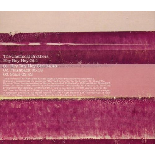 CHEMICAL BROTHERS - HEY BOY HEY GIRL (1999 - SINGOLO)